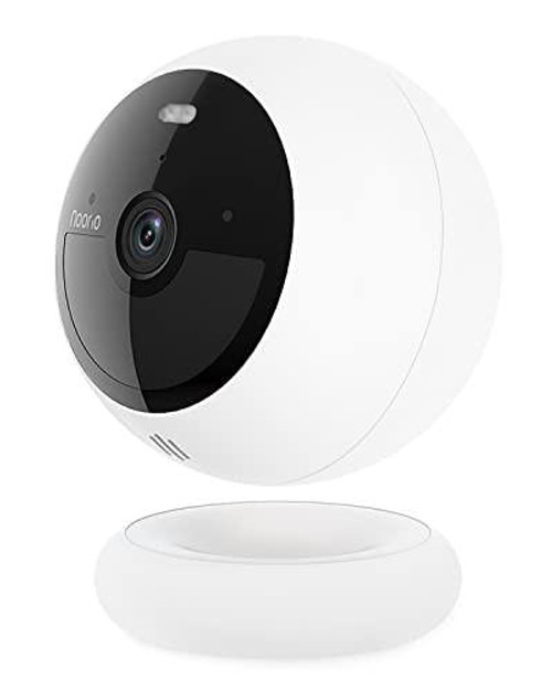  Noorio B210 Outdoor Security Camera with 2K Resolution, Wireless Home Security Camera Battery Powered, Color Night Vision with Spotlight, 16GB Local Storage, Work with Alexa, Set up in Minutes 